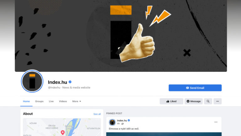 Az Index hivatalos Facebook-oldala.