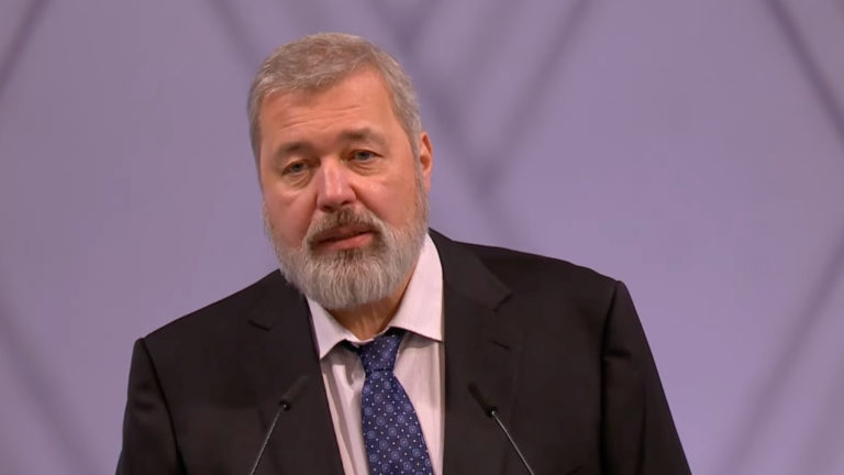 Dmitrij Muratov, a Novaja Gazeta volt főszerkesztője.