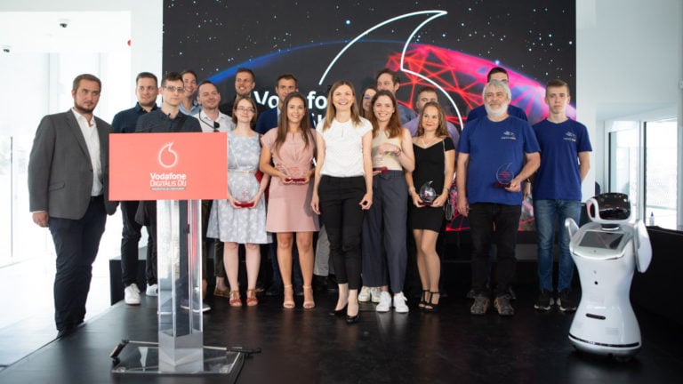 A Vodafone Digitális Díj 2022-es nyertesei.