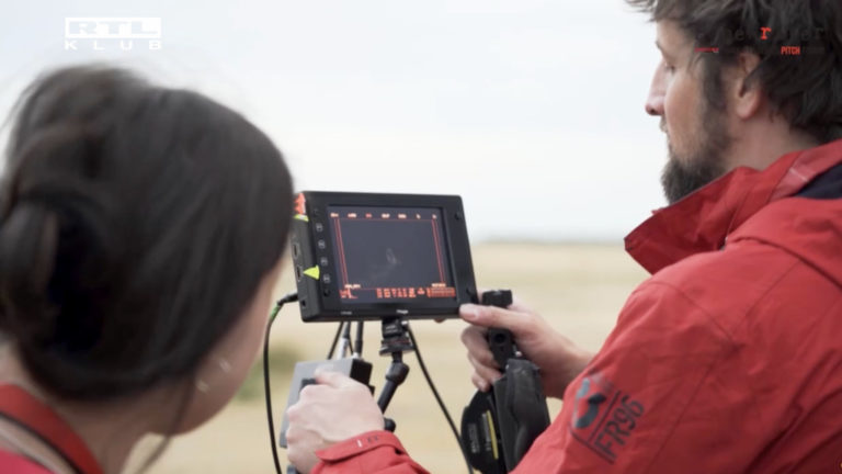 Az Angyaltrombiták forgatása.