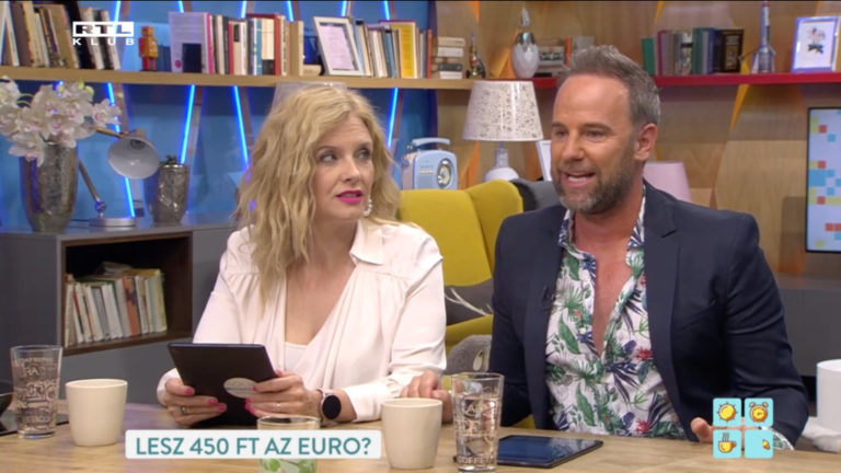 Járai Máté az RTL Reggeliben 2022. július 4-én.