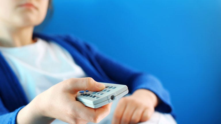 tévé, távkapcsoló, TV