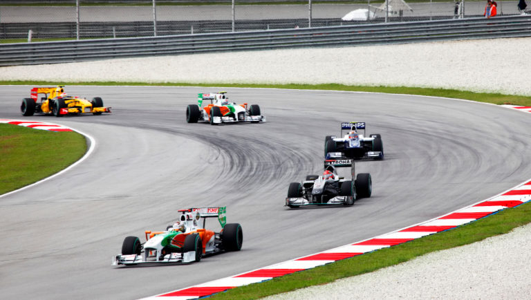 Formula 1 (F1). Sepang. April 2010