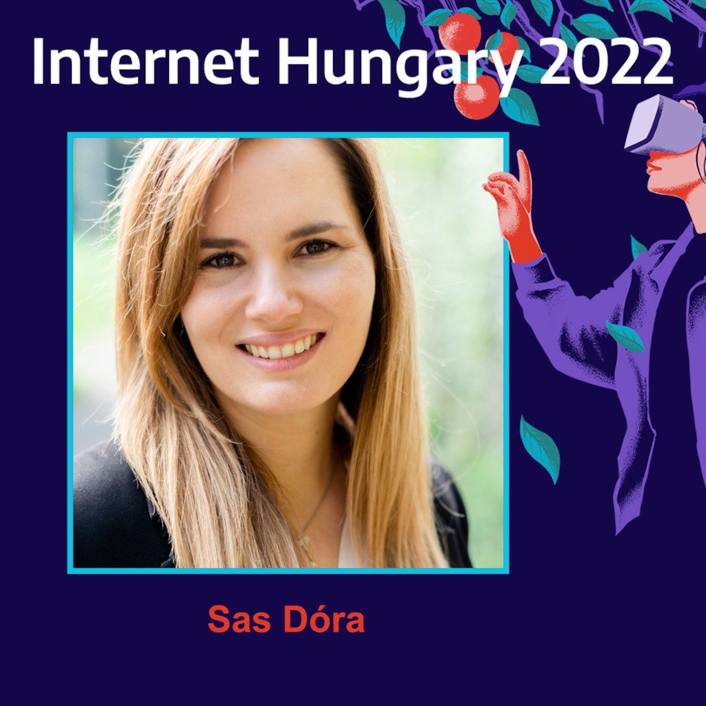 Sas Dóra az Internet Hungary 2022 konferencia előadójaként