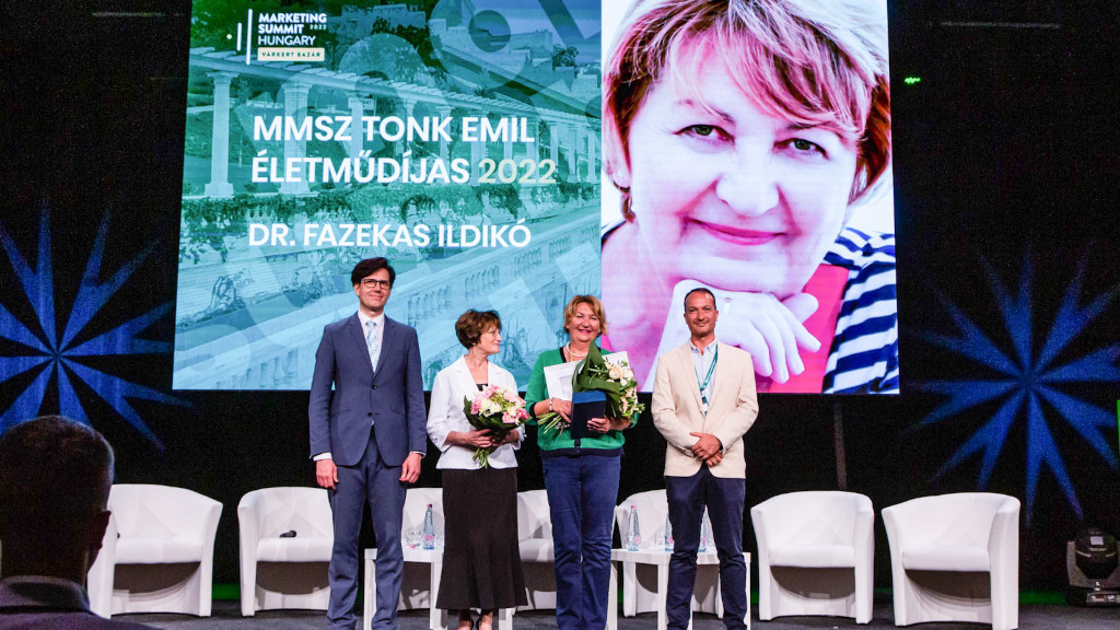 Fazekas Ildikó, a Tonk Emil Életműdíj 2022-es díjazottja.