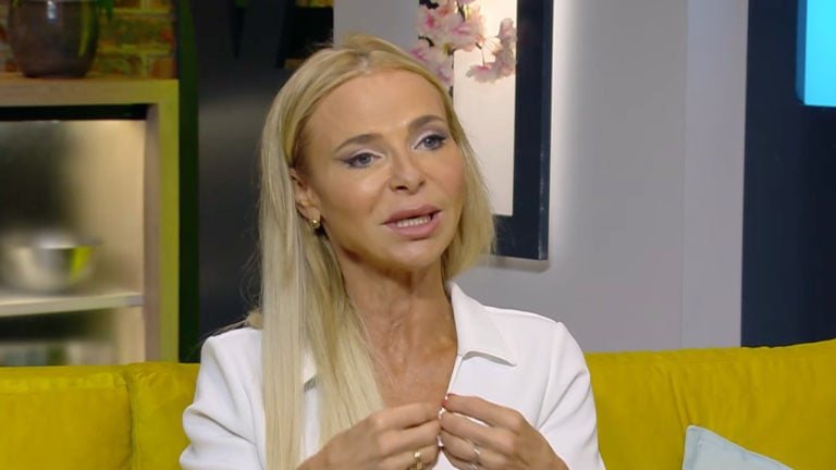 Yvonne Dederick a LifeTV Ébredj velünk című műsorában.