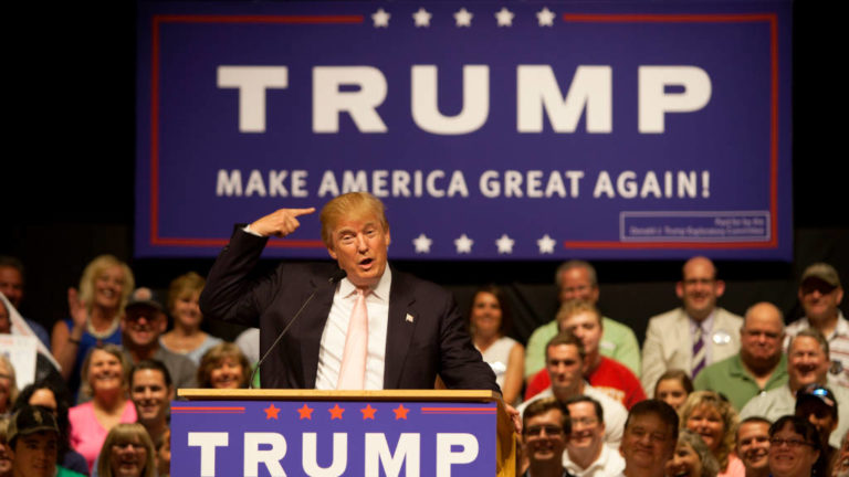 Donald Trump volt amerikai elnök.