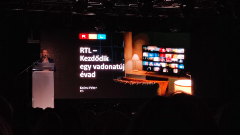 Kolosi Péter, az RTL Magyarország programigazgató vezérigazgató-helyettese a Big Picture konferencián