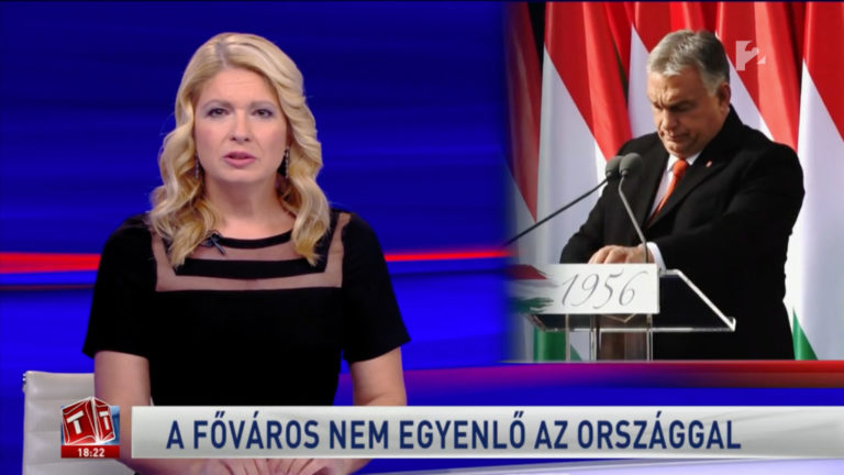 Orbán Viktor október 23-i beszédéről készült riport a TV2 Tények adásában.