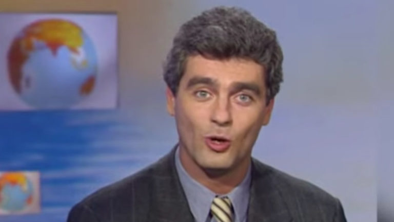 Szellő István, az RTL Klub Híradójának műsorvezetője