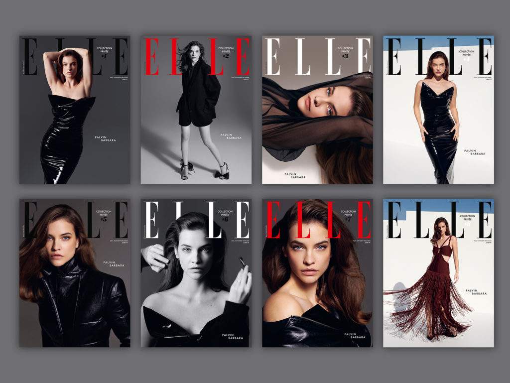 Palvin Barbara az ELLE magazin címlapjain
