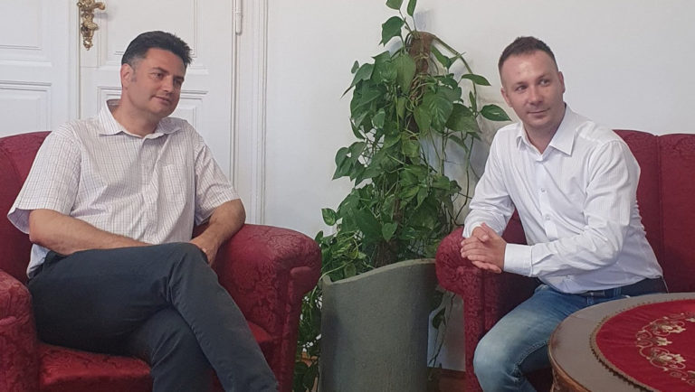 Márki-Zay Péter és Föőr Gábor korábban, még a kampányban