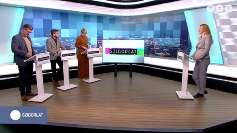 Baranyi Krisztina, valamint Kárász Róbert, Szalai Szilárd és Krug Emília az ATV Start 2022.11.04-i, nagy botrányt kavaró műsorában