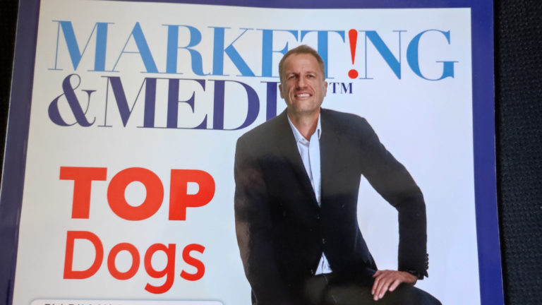 A legmeghatározóbb digitális szakemberek top50-es listáját tartalmazó Marketing&Media legújabb lapszámának egy részlete Bíró Pállal, a Google Magyarország vezetőjével a címlapján