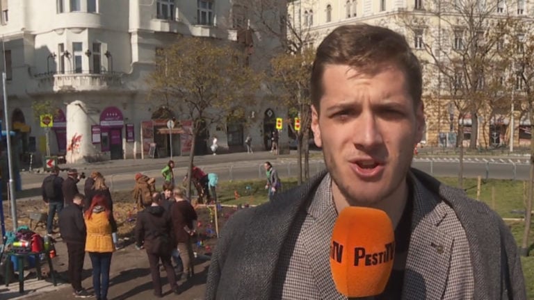 Szalai Szilárd, a PestiTV / PestiSrácok munkatársa