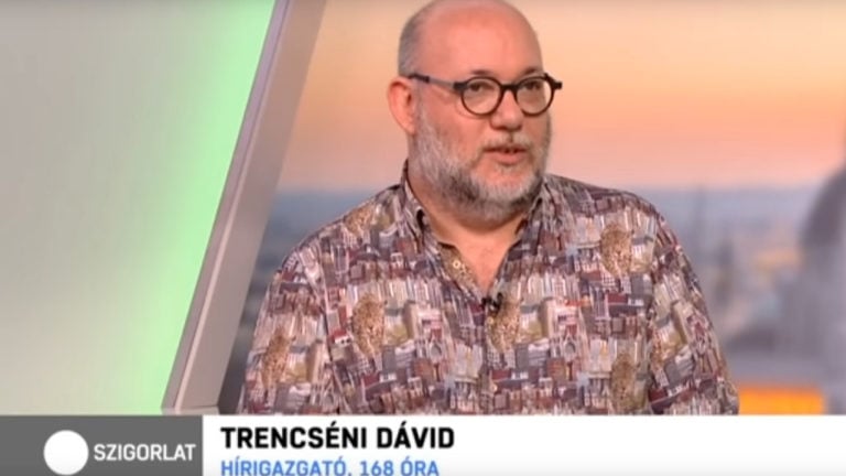 Trencséni Dávid, a 168 Óra hírigazgatója az ATV Start Szigorlat című rovatában