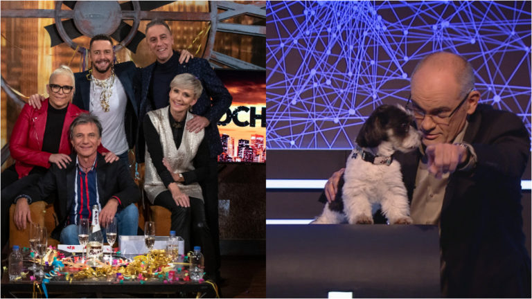 Az ATV #Bochkor című műsorának szilveszteri adása és Gundel Takács Gábor Karcsika kutyával a Géniusz szilveszteri különkiadásában