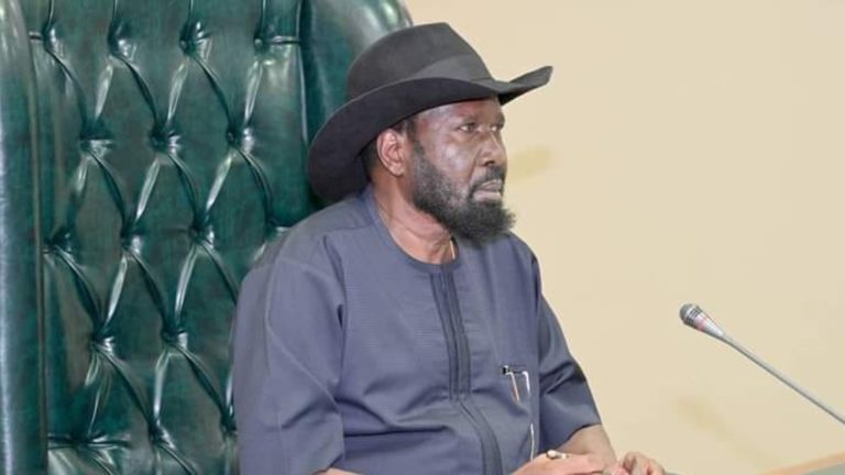 Salva Kiir Mayardit dél-szudáni elnök.