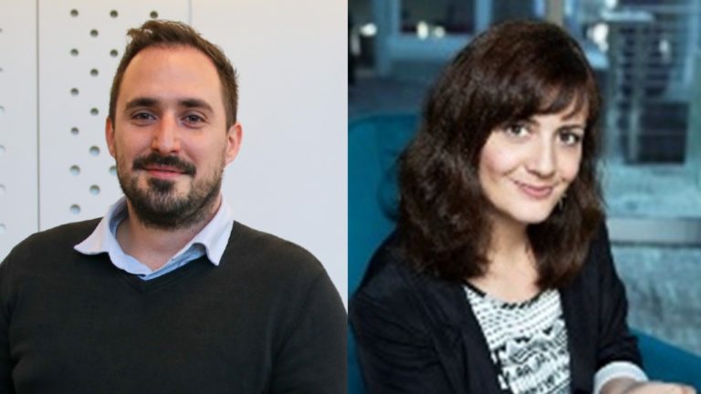 Halpert Zsuzsa és Dénes Attila, az SAP Hungary kommunikációs–, illetve marketingvezetője.