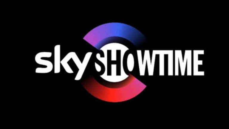 A SkyShowtime streamingszolgálató emblémája.
