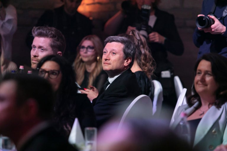 Pavel Stanchev, a TV2 vezérigazgatója a Televíziós Újságírók Díja Gálán 2023.03.29-én.