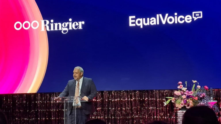 Kovács Tibor, a Ringier Hungary ügyvezetője az EqualVoice csatlakozás bejelentésekor