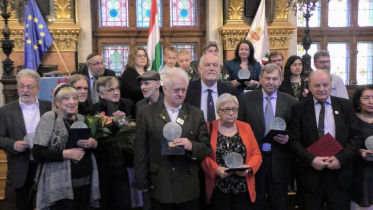 A Radnóti Miklós Antirasszista Díj 2023-as díjazottjai.