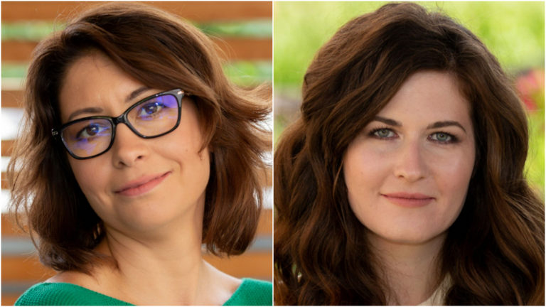 Szabó Eszter Judit, a Pszichoforyou alapító-főszerkesztője és Herendi Kata vezető szerkesztő