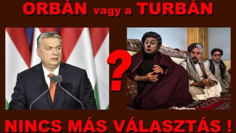2018-as választási mém: Orbán vagy a turbán