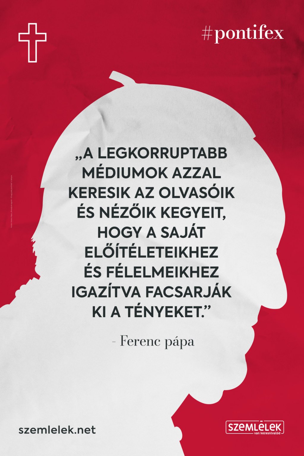 A #pontifex kampányban Ferenc pápa gondolatai köszönnek vissza