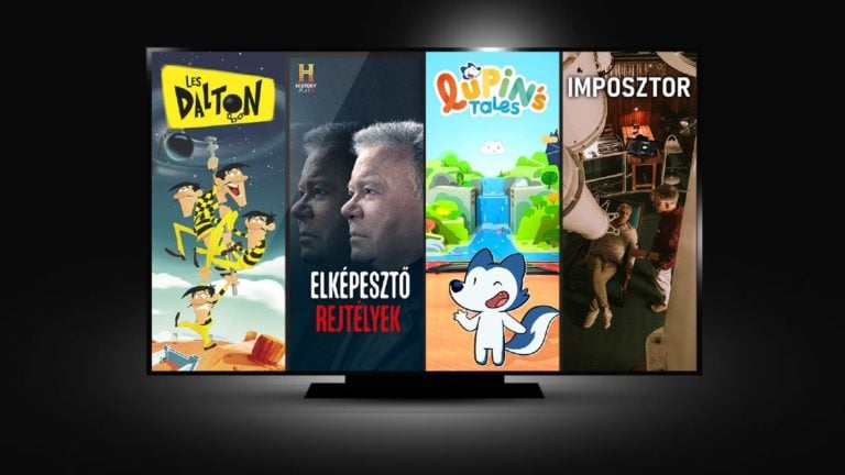 Az RTL+ tartalmai egy okostévén.