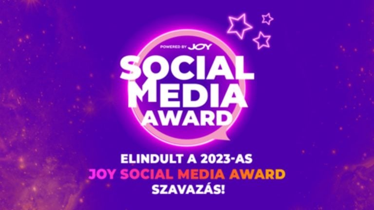 A Joy Social Media Award emblémája.