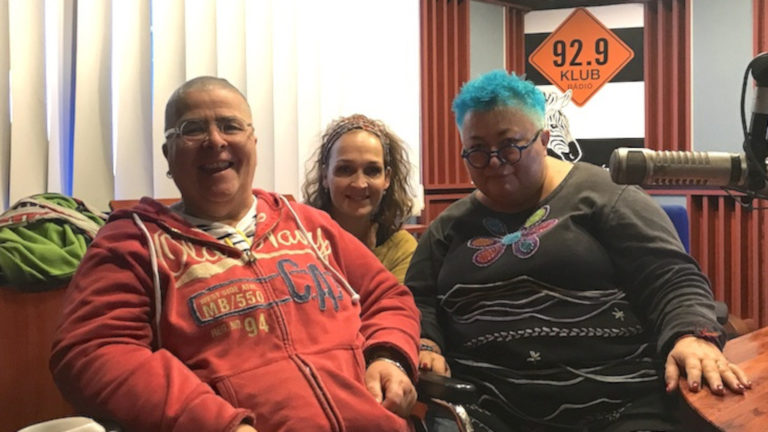 Lang Györgyi és Falusi Mariann a Klubrádióban