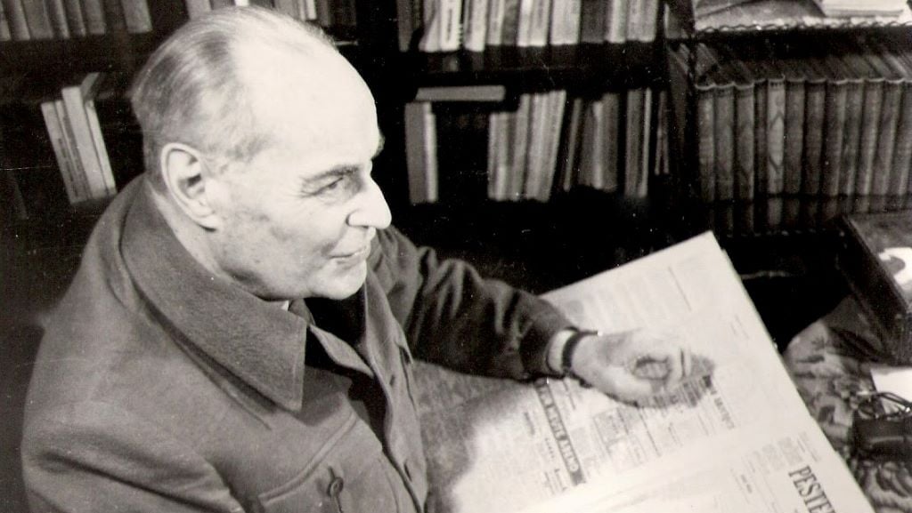 Lévai Jenő az 1960-as években egy filmforgatáson.