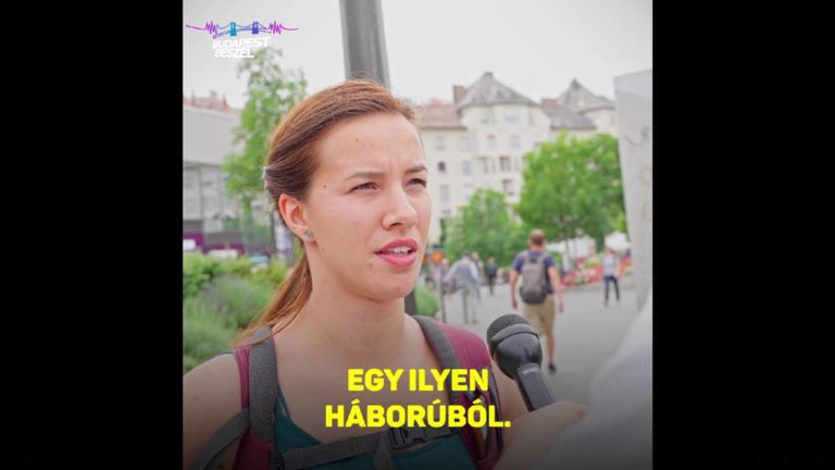 Eszter nyilatkozik a Budapest Beszélnek.