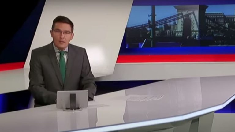 Gajdos Tamás, az ATV Híradó műsorvezetője