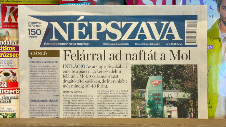 A Népszava 2023.06.01-i lapszáma