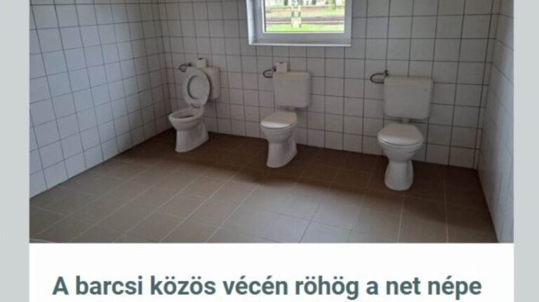 Az Atádhír cikke a félkész barcsi közvécé miatti országos botrányról