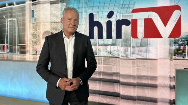 Pálffy István, a HírTV műsorvezetője