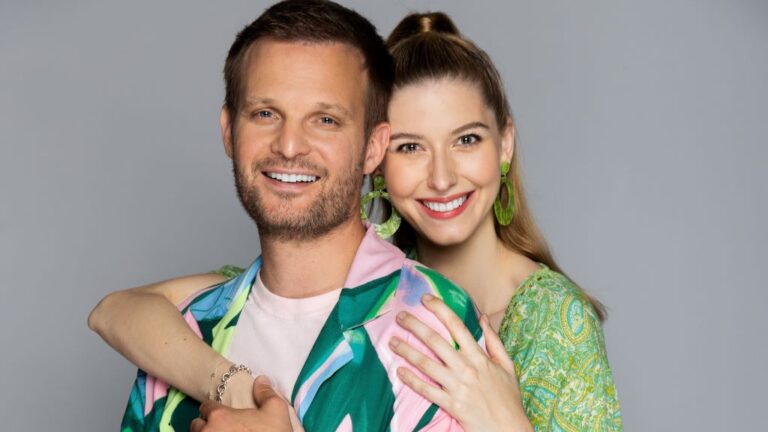 Puskás Peti és Dallos Bogi, az RTL Celebrandi műsorvezetői