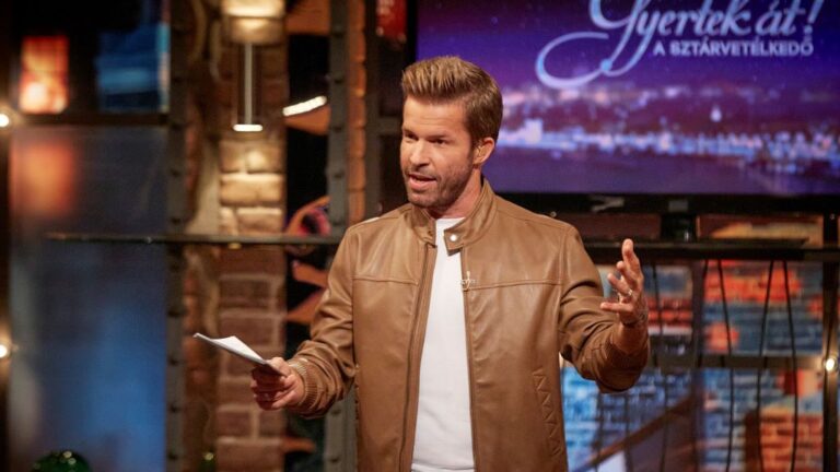 Sebestyén Balázs, a Gyertek át! - A Sztárvetélkedő műsorvezetője