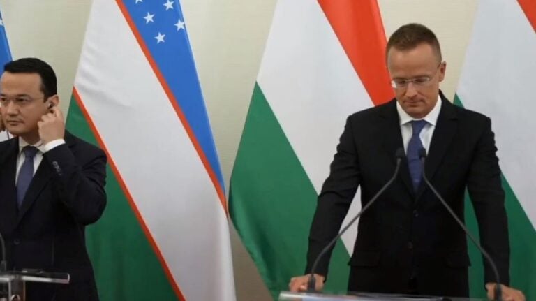 Szijjártó Péter sajtótájékoztatója a magyar-üzbég csúcs után
