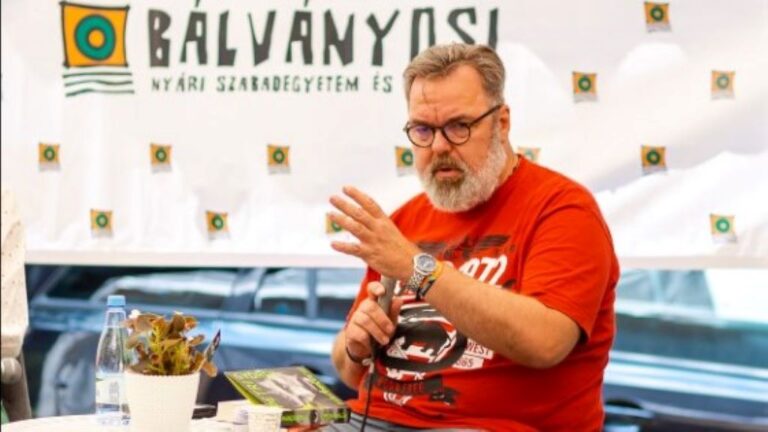 L. Simon László, a Nemzeti Múzeum főigazgatója a Tusványosi Fesztiválon