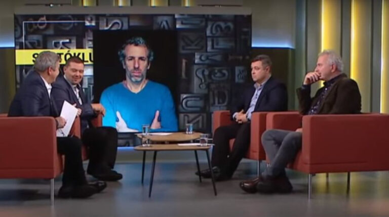Miklósi Gábort támadják a HírTV egyik műsorában