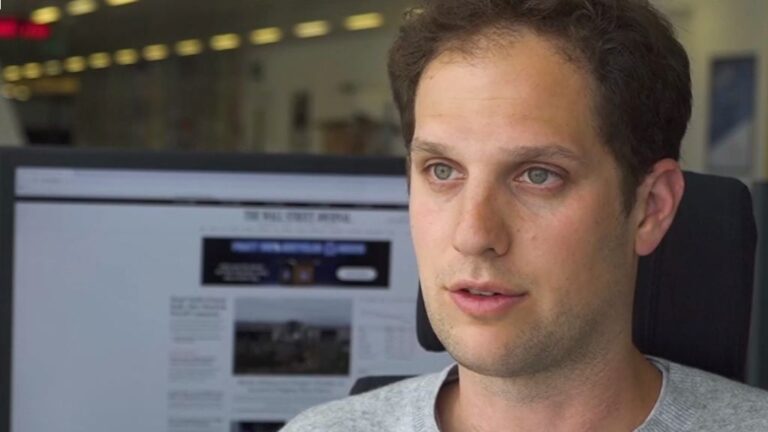 Evan Gershkovich, a The Wall Street Journal újságírója