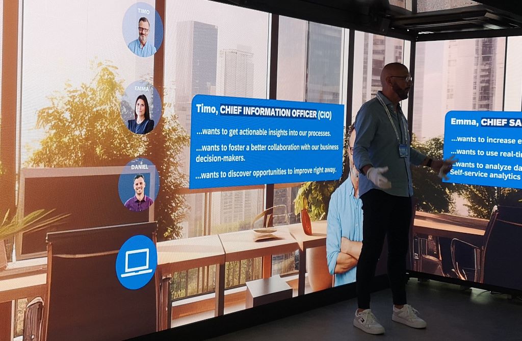 Bemutató a 24. SAP NOW konferencián. Fotó: helyszíni fotó