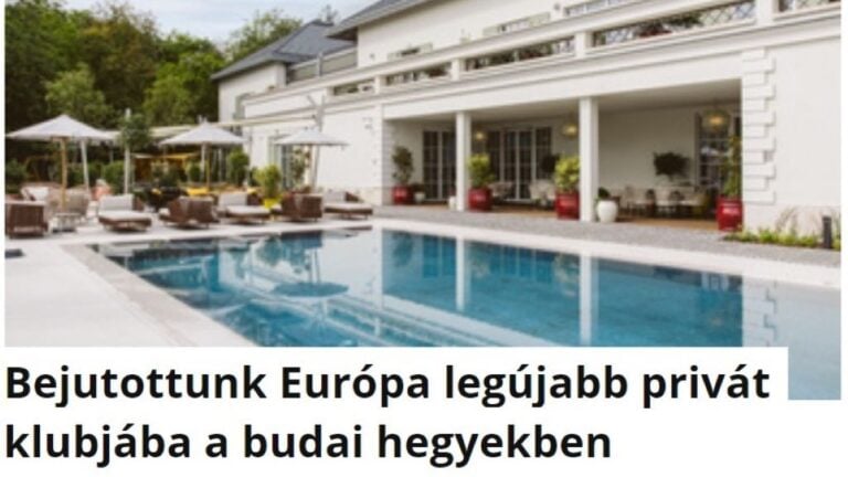 Az Index cikke Tiborcz István cégének privát klubjáról.