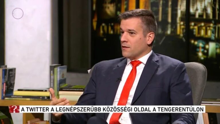 László András, korábbi miniszteri biztos és fideszes EP-képviselójelölt az M5 egyik műsorában