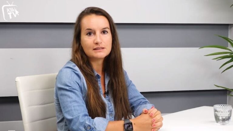 Lukácsi Katalin a KlikkTV Mélyvíz című műsorában