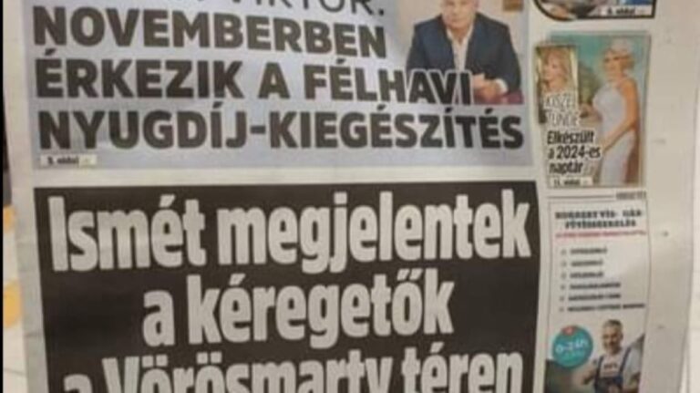 A Metropol cikke a belvárosi koldusokról